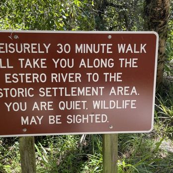 Koreshan State Park - Hiking path entrance - Parks Near Me - Estero, Florida