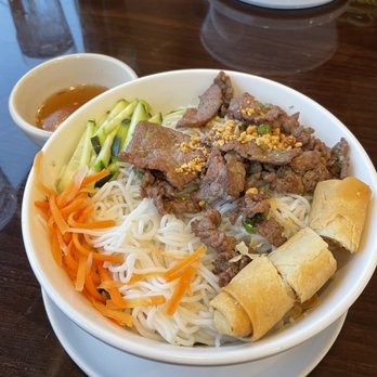 What The Pho - Rice Noodle Combination (Bun Thit Nuong, Cha Gio) - Vietnamese Near Me - Indianapolis, Indiana What The Pho - Rice Noodle Combination (Bun Thit Nuong, Cha Gio) - Vietnamese Near Me - Indianapolis, Indiana