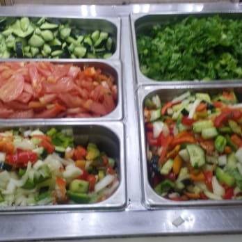Gyro King - Amazing Salad Bar of Gyro King - Fast Food Near Me - Brooklyn, New York