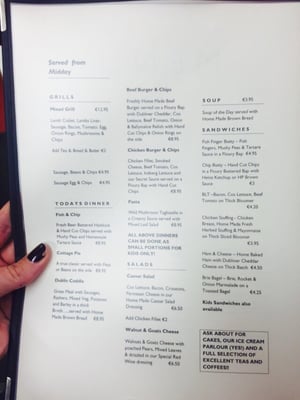 Menu photo 4 Cowtown Cafe Dublin, D