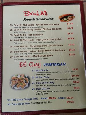 Menu photo 3 I Love Pho Lubbock, TX