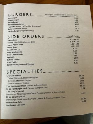 Menu photo 2 George's Southside Baton Rouge, LA