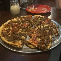 Pizza Village - The meat eater pizza my favorite