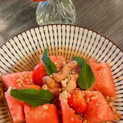 May Thai Kitchen - Watermelon salad ( Summer Sumer ) ! At May thai kitchen