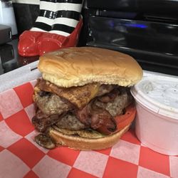 R Bar & Patio - R Bar Style Burger Basket