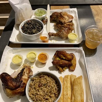 Chicken + Whiskey - 1/4 Chicken White. 1/2 Chicken Dark. Arroz Congri. Black Beans. Yuca Fries. Sweet Plantains. Pineapple Old Fashioned Botellita - Peruvian Near Me - Columbia, Maryland