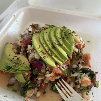 Ceviche Ceviche - Peruvian Ceviche with avocado - Seafood Near Me - South Padre Island, Texas