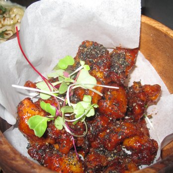 Thursday Kitchen - Crispy Chicken - (spicy sweet sauce, black sesame crumbles) - Korean Near Me - New York, New York