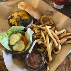 Mission BBQ - Smoked Juicy Lucy Burger