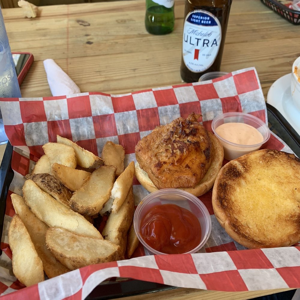 Black Diamond Tavern - Baked chicken sandwich with fries - Gastropubs Near Me - Shawnee, Ohio