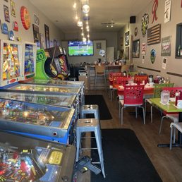 Arcade side of Little Dipper Diner