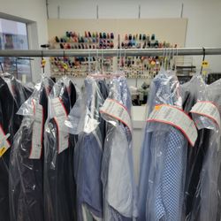 Granby Garment Cleaners - Clothes are bagged