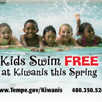 Kiwanis Recreation Center - Kids Swim Free @ KRC until March 19, 2015. Visit tempe.gov/kiwanis for more info! - Recreation Centers Near Me - Tempe, Arizona Kiwanis Recreation Center - Kids Swim Free @ KRC until March 19, 2015. Visit tempe.gov/kiwanis for more info! - Recreation Centers Near Me - Tempe, Arizona