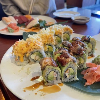 Sushi Katana - Dragon roll and Angel roll - Sushi Bars Near Me - Orlando, Florida Sushi Katana - Dragon roll and Angel roll - Sushi Bars Near Me - Orlando, Florida