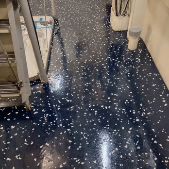 King Epoxy Flooring - Blue with white chips epoxy - Flooring Near Me - Chula Vista, California King Epoxy Flooring - Blue with white chips epoxy - Flooring Near Me - Chula Vista, California
