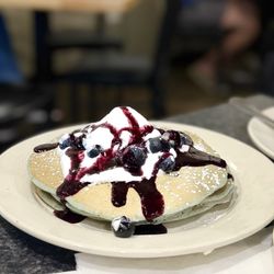 Mr. Mamas Breakfast and Lunch - The Sweetness Blueberry Pancakes.