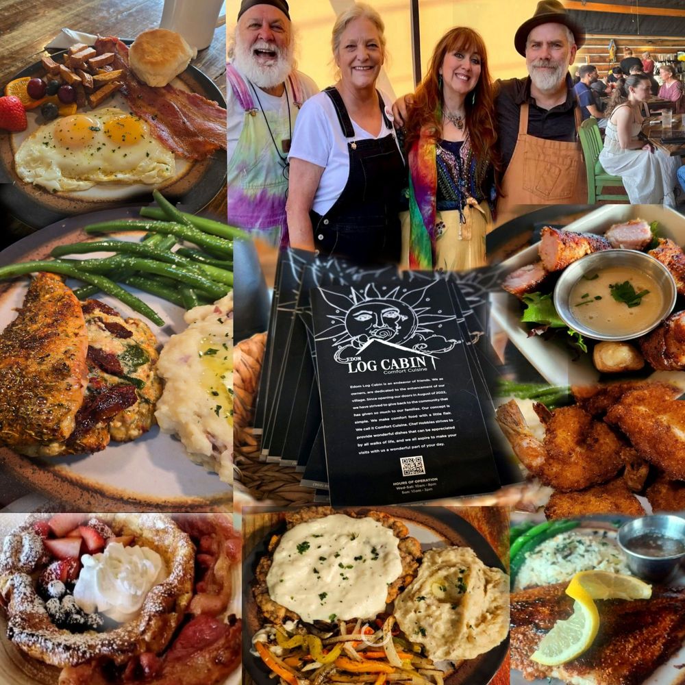 Edom Log Cabin - Comfort Food Near Me - Edom, Texas