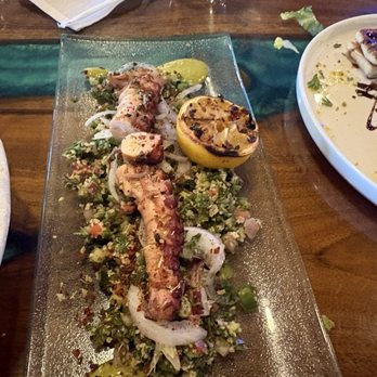 Tony's Taverna - Grilled octopus appetizer - Burgers Near Me - Three Rivers, California