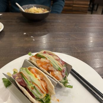 Dan Zai - Sushi tacos (minus a bite) and Taiwanese Style Minced Pork Noodle Soup - Sushi Bars Near Me - Green Brook Township, New Jersey Dan Zai - Sushi tacos (minus a bite) and Taiwanese Style Minced Pork Noodle Soup - Sushi Bars Near Me - Green Brook Township, New Jersey