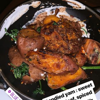 Blue Duck Tavern - Candied yam with sweet potato leaf - New American Near Me - Washington, DC, District of Columbia