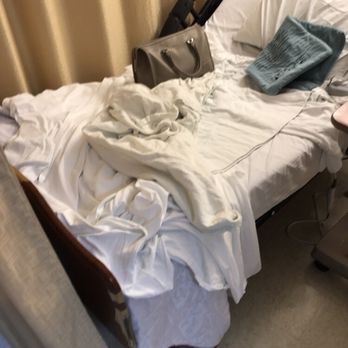 Brinton Manor - My used bed as presented to me and never changed. - Skilled Nursing Near Me - Glen Mills, Pennsylvania