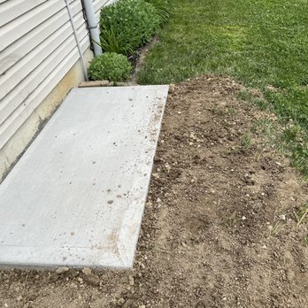 Lauderman's Excavating - We had paves here so they didn't have to pull up grass. So they just took the dirt and just dumped it into the grass, instead of picking up - Excavation Services Near Me