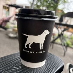 Lucky Lab Coffee - Honey lavender latte with oat milk