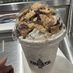 Bam Bam milkshake. Delicious