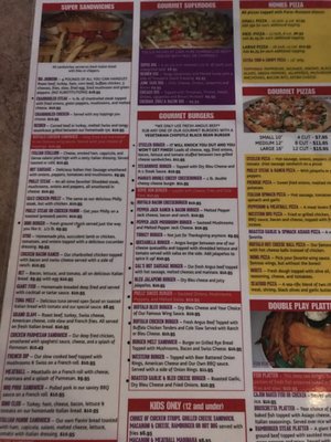 Menu photo 1 Dinos Sports Lounge Latrobe, PA