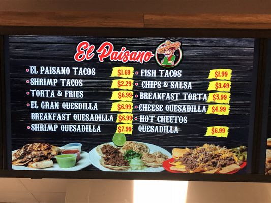 Menu photo 8 El Paisano Tempe, AZ
