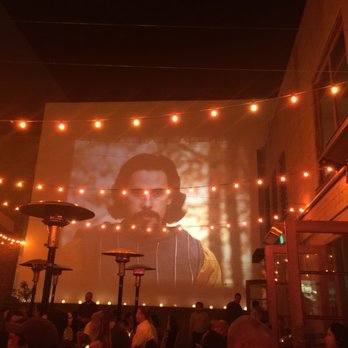 Foreign Cinema - The "screen" at Foreign Cinema. It is nicely atmospheric, but don't think you're going to actually watch a film. - Breakfast & Brunch Near Me - San Francisco, California Foreign Cinema - The "screen" at Foreign Cinema. It is nicely atmospheric, but don't think you're going to actually watch a film. - Breakfast & Brunch Near Me - San Francisco, California