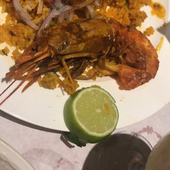 La Chacra - Look at that shrimp in the paella. - Peruvian Near Me - Brooklyn, New York