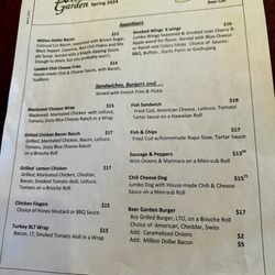 The Grill Room - Spring 2024 limited menu