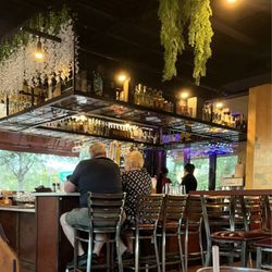 San Jose's Original Mexican Restaurant - The bar showing indoors and outdoors on the other side great ambience
