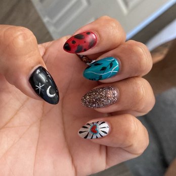 Legacy Nails & Spa - My requested design . Done by Tammy - Nail Salons Near Me - Garden Grove, California