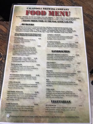 Menu photo 7 Calapooia Brewing Company Albany, OR