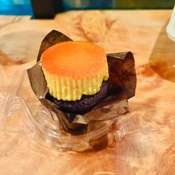 Cafe 86 - Ube Flan Cupcake - Desserts Near Me - Artesia, California