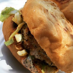 Sticky Ricky's - The "FAMOUS" Blackened Catfish Po'Boy ... WOW!