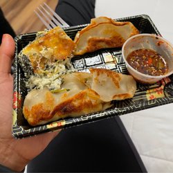 Westside Market NYC - Dumplings and spinach pie!