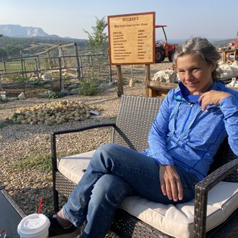 Rock Stop - Part of the Outside seating area - Coffee & Tea Near Me - Orderville, Utah