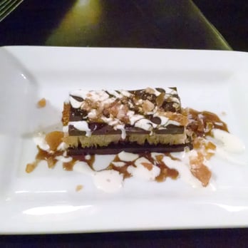 Grove - Salted Dark Chocolate Fudge (brown butter dipped Field & Fire brioche, bourbon syrup, creme fraiche, peanut praline) - New American Near Me - Grand Rapids, Michigan Grove - Salted Dark Chocolate Fudge (brown butter dipped Field & Fire brioche, bourbon syrup, creme fraiche, peanut praline) - New American Near Me - Grand Rapids, Michigan