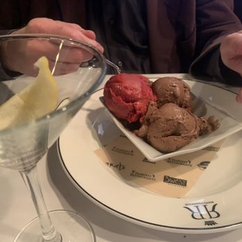 Roots Steakhouse - Strawberry and chocolate sorbet - Steakhouses Near Me - Summit, New Jersey Roots Steakhouse - Strawberry and chocolate sorbet - Steakhouses Near Me - Summit, New Jersey