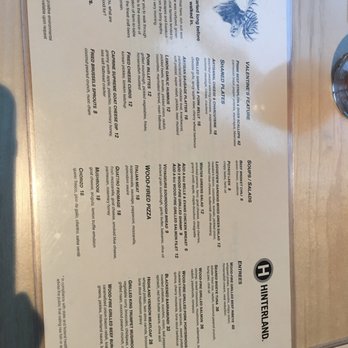 Hinterland Brewery - good menu - New American Near Me - Green Bay, Wisconsin