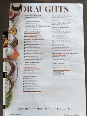 Menu photo 2 The Brass Tap McKinney, TX Menu photo 2 The Brass Tap McKinney, TX