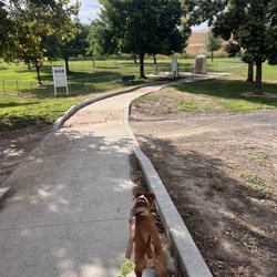 Penny's Memorial Dog Park - Path from road to dog park.
