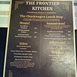 The Frontier Kitchen - Menu