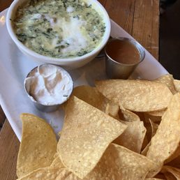 Spinach dip. $2 off during HH