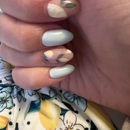 Blue lemon design to match my bathing suit! Blue lemon design to match my bathing suit!