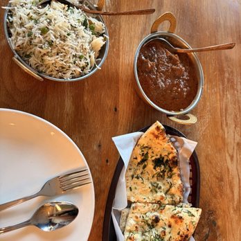 Delhi 6 - Jeera Rice (contains paneer), Lamb Vindaloo, Garlic & Mint Naan - Indian Near Me - Fremont, California Delhi 6 - Jeera Rice (contains paneer), Lamb Vindaloo, Garlic & Mint Naan - Indian Near Me - Fremont, California