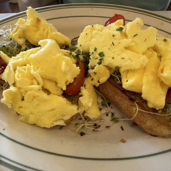 Saint Blaise - Avo toast - my daughter wanted scrambled eggs 07.25.2026 - American Near Me - Midland, Texas Saint Blaise - Avo toast - my daughter wanted scrambled eggs 07.25.2026 - American Near Me - Midland, Texas